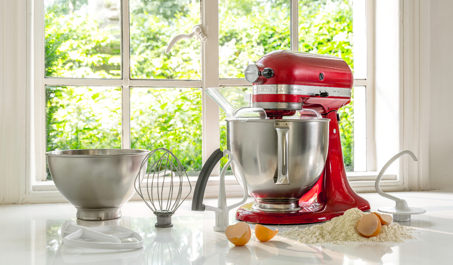 Stand mixer ARTISAN 5KSM195 4,83 l, hibiscus, KitchenAid 